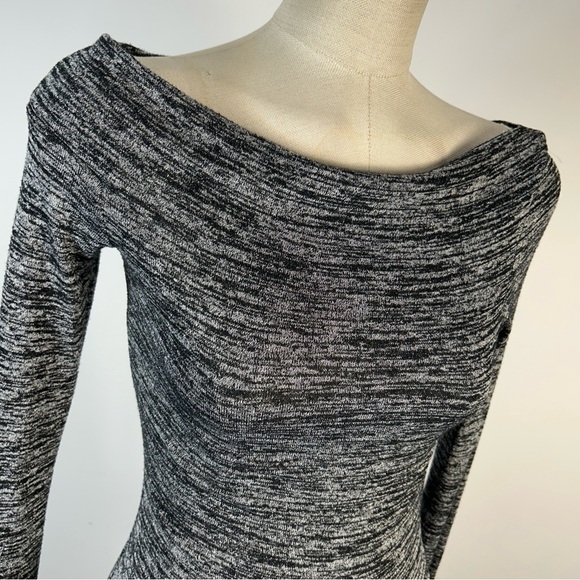 ❤️ Wilfred Free Charcoal Long Sleeve Dress XXS - Picture 4 of 13